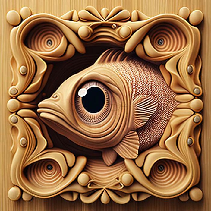 3D модель Риба-пухир (STL)